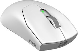 MSI FORGE GM340 W WHITE 12000 DPI PAW3311 57g RGB 2.4GHz / BLUETOOTH 5.2 / USB BEYAZ OYUNCU MOUSE