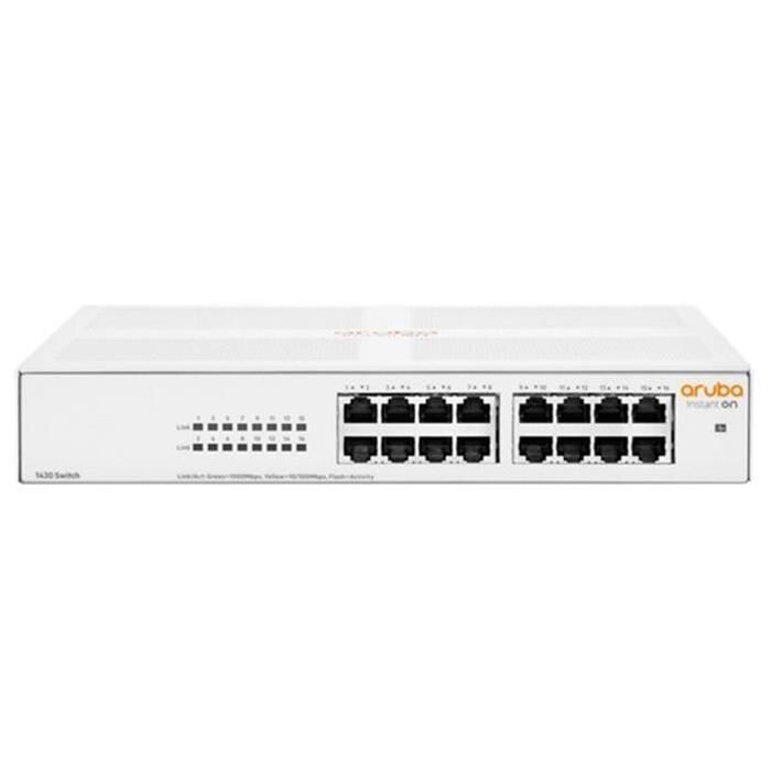ARUBA 16port 1430-16G R8R47A GIGABIT Yönetilemez Switch Masaüstü