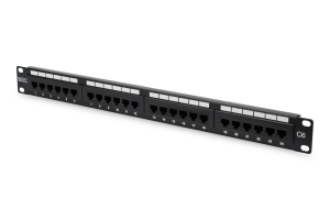 DIGITUS 1U 24port Cat6 Utp Bakır Patch Panel DN-91624U-CR