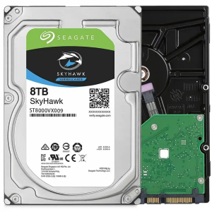 SEAGATE 8TB 3.5 SKYHAWK ST8000VX009 5400 RPM 256MB SATA-3 Güvenlik Diski