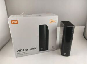 Wd 24TB Elements 3.5 WDBWLG0240HBK-EESN Siyah Harici Disk