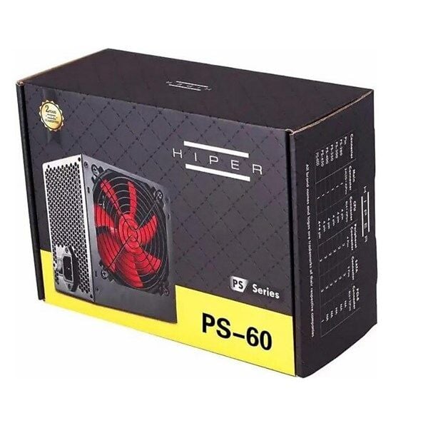 HIPER 600W PS-60 12cm Fanl� Power Supply