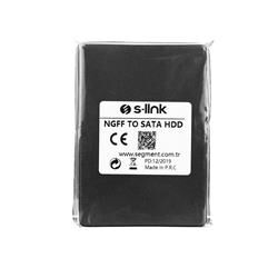 S-link NGFF TO SATA Harici 2.5'' Siyah Hdd Kutusu