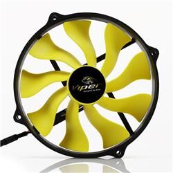 AKASA AK-FN073 ''Viper R'' 12cm Yuva için 14cm S-Flow Yüksek Performanslı Sessiz Fan