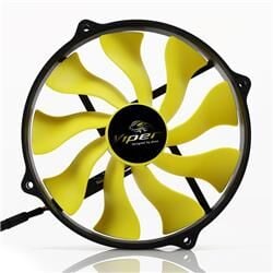 AKASA AK-FN073 ''Viper R'' 12cm Yuva için 14cm S-Flow Yüksek Performanslı Sessiz Fan