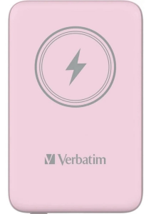 VERBATIM 32248 10.000mAh 20W Powerbank Pembe