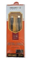 Megatech MT-DT-T 1mt Usb Type-C to Type-C Şarj ve Data Kablosu