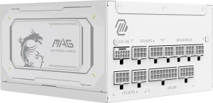 MSI 1000w 80+ Gold MAG A1000GL PCIE5 WHITE Tam Modüler Power Supply