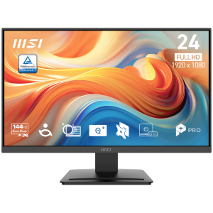 MSI 23.8 FLAT VA PRO MP241 E14V 1MS 144HZ HDMI-DP Kurumsal Monitör 1920x1080 Beyaz