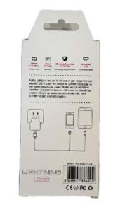Elba Elb27-IOS 1Mt  iPhone Lightning 3A Hızlı Şarj Hasırlı Şarj Kablosu Beyaz
