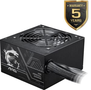 MSI 750w 80+ Bronze MAG A750BN PCIE5 II Power Supply