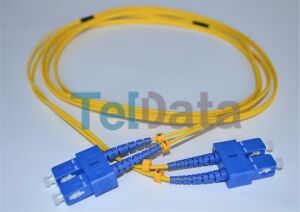 TELDATA TLD-SC113 SC-UPC-SC-UPC SM DX 3 METRE FIBER OPTIK PATCHCORD