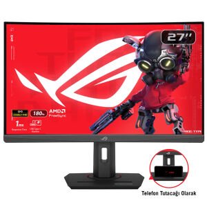 ASUS 27 FAST VA ROG STRIX XG27WCS 1MS 180Hz HDMI-DP-TYPE-C Kavisli Gaming Monitör (2560 X 1440)