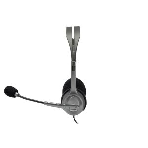 LOGITECH H111 Stereo 3.5mm Jack Gri Mikrofonlu Kulaklık 981-000593