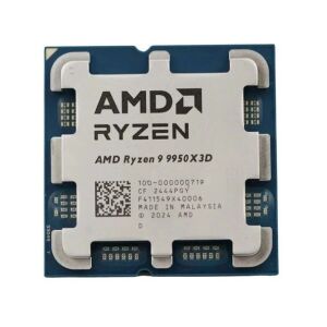 AMD RYZEN 9 9950X3D 144MB 16çekirdekli O/B UHD AM5 170w Kutusuz+Fansız