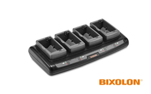 BIXOLON PQC-R300/STD SPP-R310 / SPP-L310 Uyumlu 4'lü Pil Şarj Ünitesi Adaptör Dahil