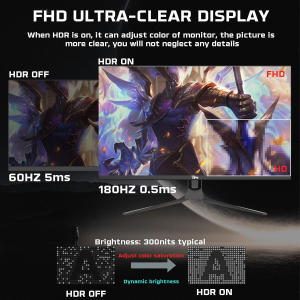 TWISTED 27 IPS TM27QHD180IPS 0.5ms 180Hz HDMI-DP Gaming Monitör (2560X1440)