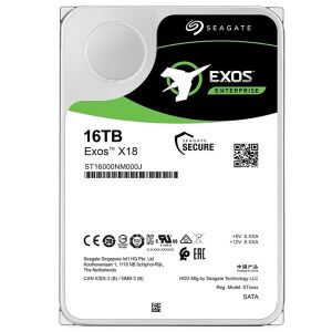 SEAGATE 16TB 3.5 EXOS ST16000NM000J 7200 RPM 256MB SATA-3 NAS ve Güvenlik Diski