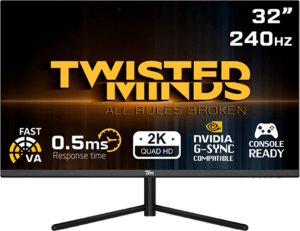 TWISTED 32 VA TM32QHD240VA 0.5ms 240Hz HDMI-DP Gaming Monitör (2560X1440)