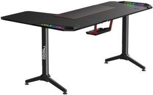 TWISTED Minds L Şekilli RGB Sağ Oyuncu Masası Siyah TM-Y-RB-RGB