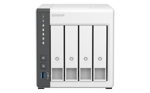 QNAP 4diskli ARM QC-4GB RAM-2.5GbE Nas Server TS-433-4G Distribütör Garantili