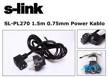 S-link  SL-PL270 1.5mt 0.75mm L Power  Elektrik Kablosu