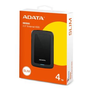 Adata 4Tb AHV300 2.5 Usb 3.2 Gen1 Siyah Harici Harddisk