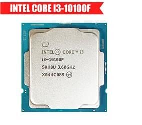 Intel Core i3 10100F TRAY 3.60GHz 6MB Önbellek 4 Çekirdek 1200 14nm İşlemci NOVGA
