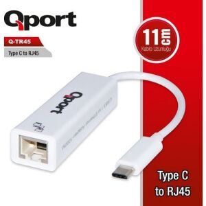 QPORT Q-TR45 Gigabit TypeC Harici Ethernet